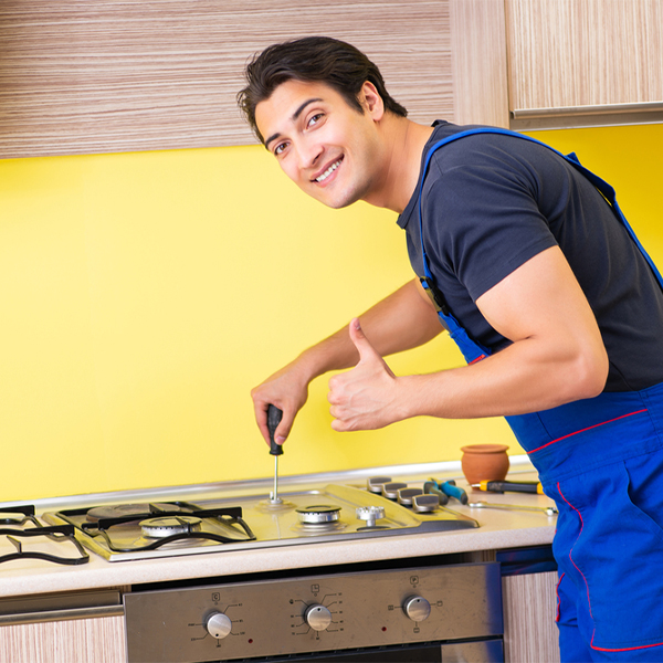 what are your typical service costs for stove repair in Gunn City MO